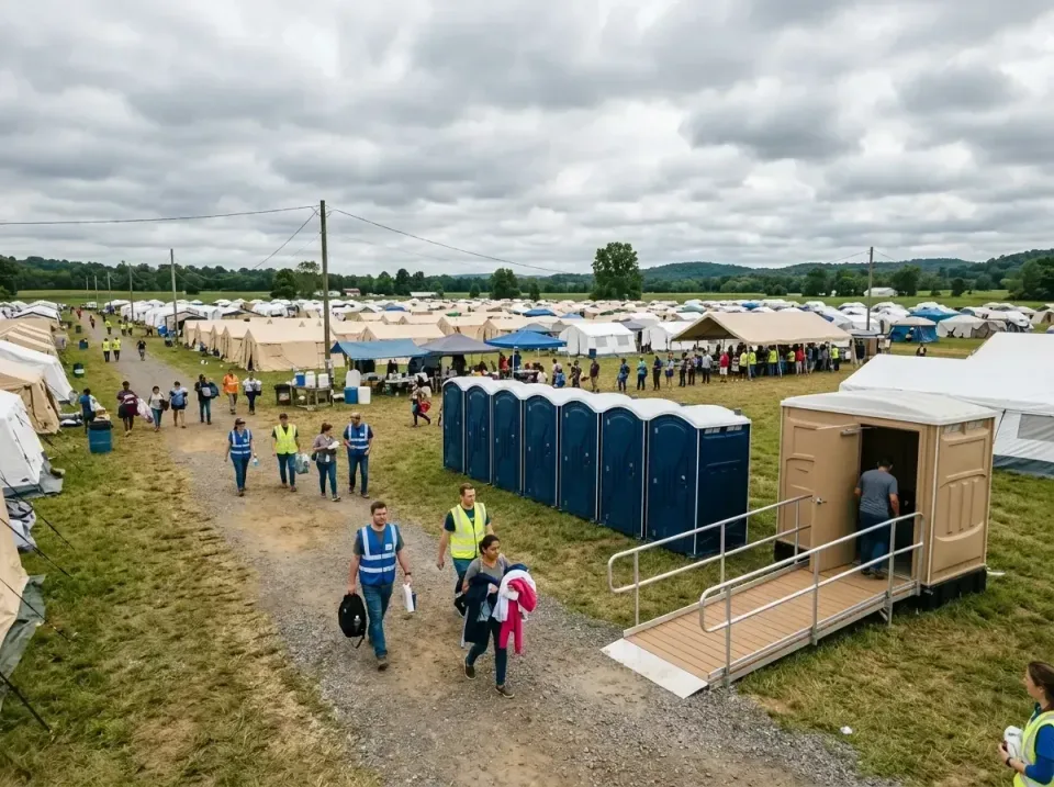 disaster-relief-camp-restrooms-010 — frequently asked questions, Dumpster & Portable Bathrooms Rental in Yellow Springs, OH